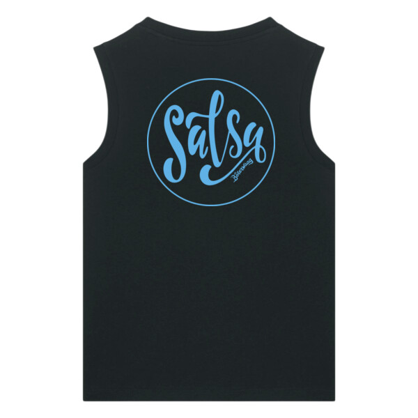Salsa Tanktop Women (organic) (BLAUW PRINT) Thumbnail